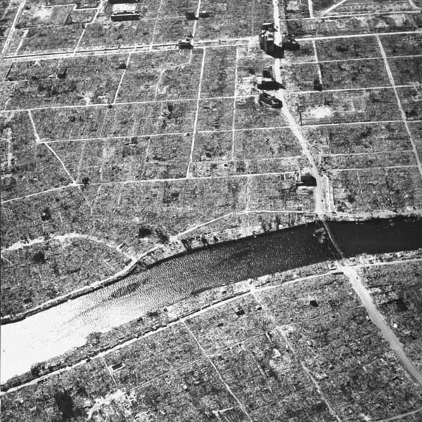 Aerial view of Hiroshima